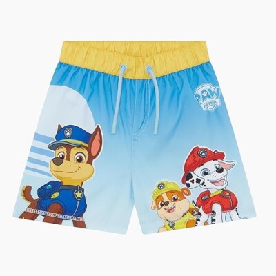 Jungen Paw Patrol Badehose Badeshorts blau Chase Marshall Alter 18M-6Y