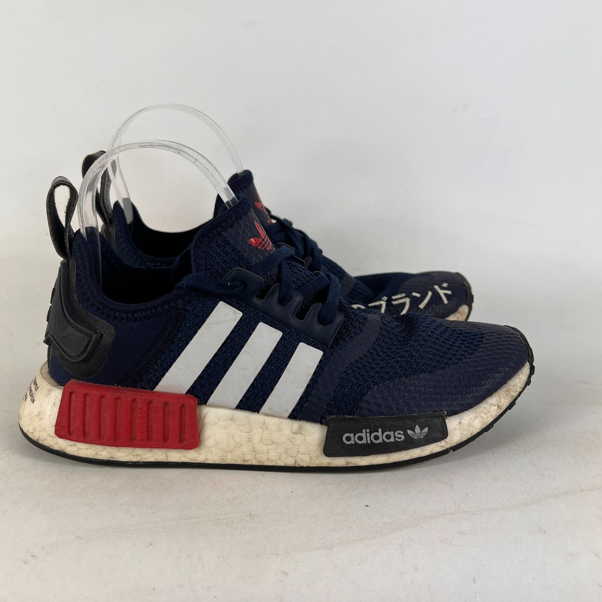 Adidas Nomad NMD r1 women's size 6 blue white red athletic sneakers shoes |  eBay