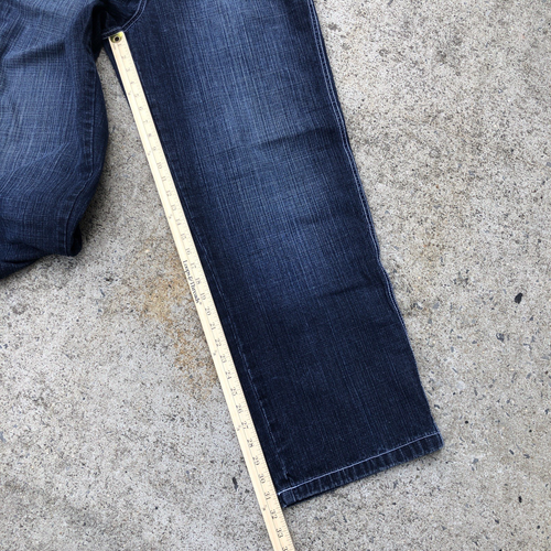 VTG Southpole Jeans Mens 34x32 Blue Baggy Red Tab Wide Leg Y2k Skater Hip Hop - Picture 15 of 16