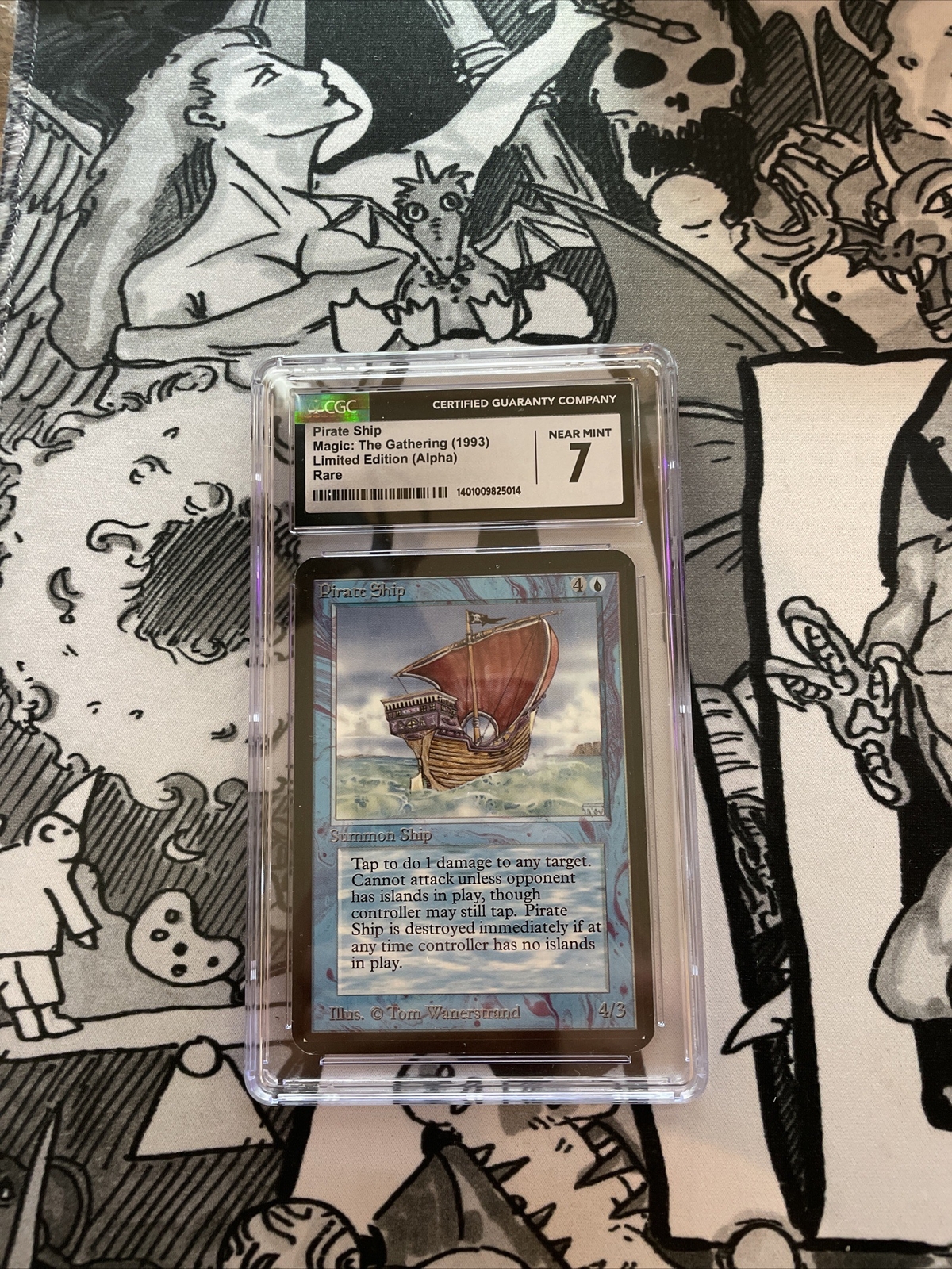 Pirate Ship - CGC 7 - Alpha - Magic: The Gathering (MTG)