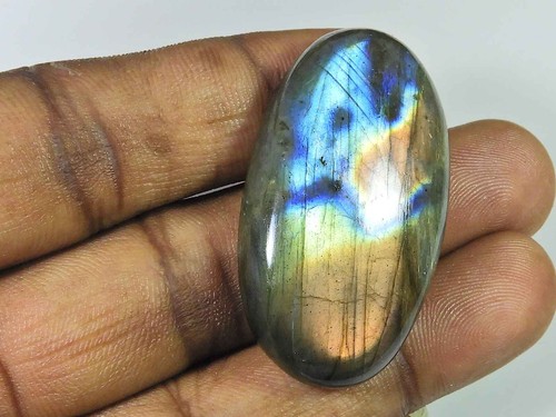 REAL-GEMS Saphir Naturel En Vrac, Couleur Bleue, Pierre Saphir Brut De