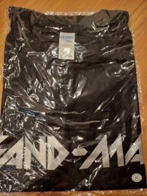 BAND-MAID Logo T-Shirt Black x Silver Size XL | eBay