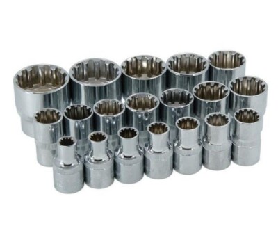 Neilsen metrisch Multi Drive Steckschlüssel 8 mm - 32 mm Steckschlüsselsatz in BMC 19-teilig 1/2''