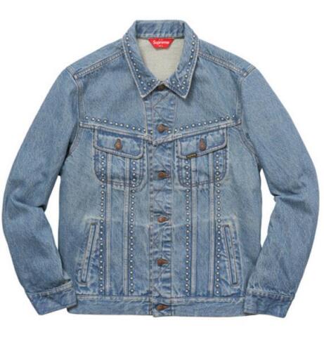 Authentic Supreme Denim Trucker Jacket Vintage Clothing box logo Small S  - Picture 1 of 9