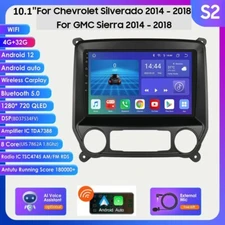 Android12 CarPlay Radio GPS 8Core For Chevrolet Silverado GMC Sierra 2014~ WiFi