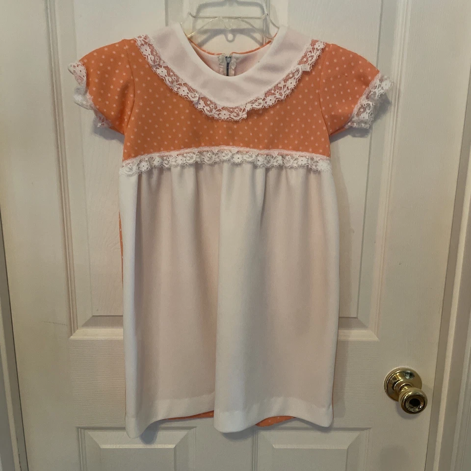 Vestido vintage hecho a mano para niña/muñeca y chaqueta forrada - Desde 1985 - NUEVO Foto 3 de 4