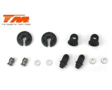 Team Magic G4RS Kit ammortizzatori testa a sfera e padelle a sfera TM502336-4 