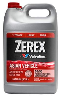 Asian Vehicle Red Silicate and Borate Free 50/50 Prediluted Ready