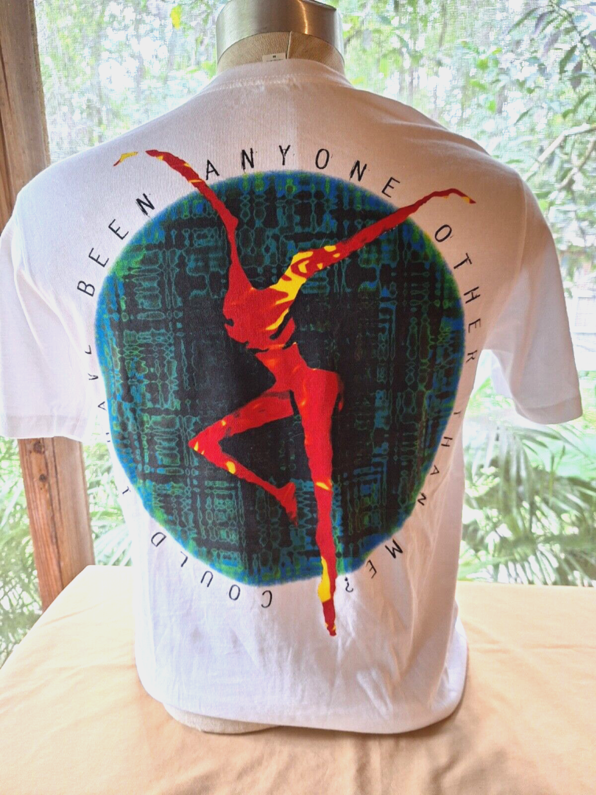 ALTRA T SHIRT VINTAGE DAVE MATHEWS BAND "Avrei potuto essere qualcuno diverso da me?" Med.