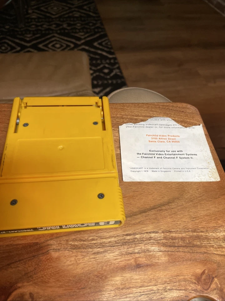 Fairchild Channel F Videocart #21 Bowling game cartridge - Image 2 of 3