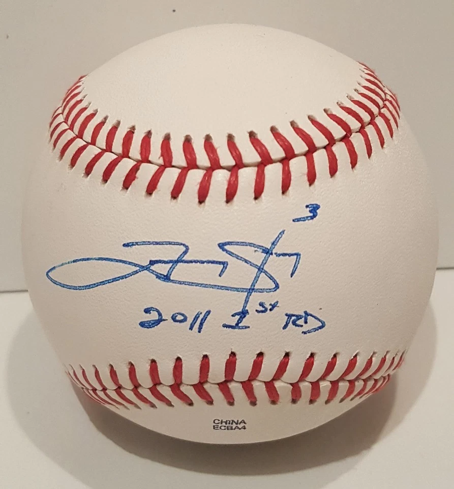 Trevor Story Signed Ins.Rawlings Official Cali-League bb PSA/DNA Rookie Ball COA - Image 3 of 4