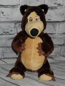 teddy bear and masha