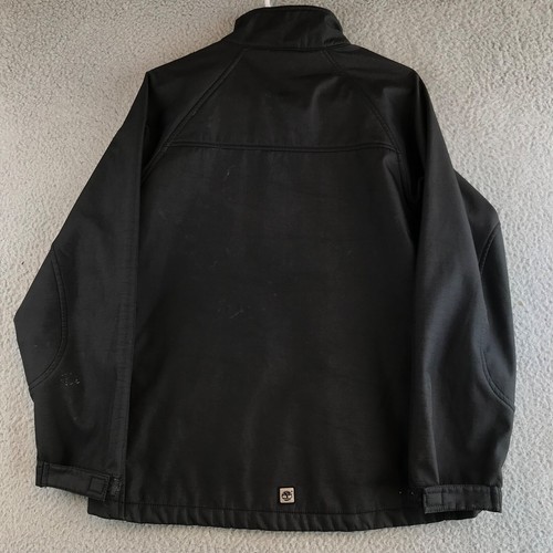 Timberland Jacket Youth XL 20 Black Full Zip Mock Neck Zipper Pockets Logo - Picture 14 of 20