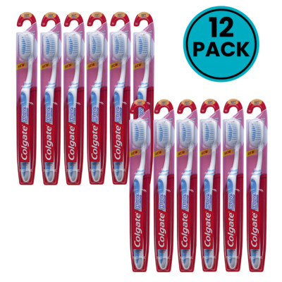 12-PACK! Colgate Wave Gum Comfort Toothbrushes, Compact Head, Adult, Ultra Soft