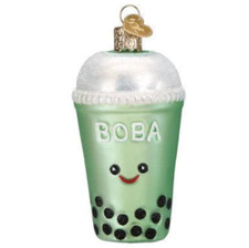 Old World Christmas - Boba Tea Ornament - 32534