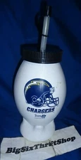 Vintage Rare San Diego Chargers Betras Plastics Team NFL Football Water Bottle 