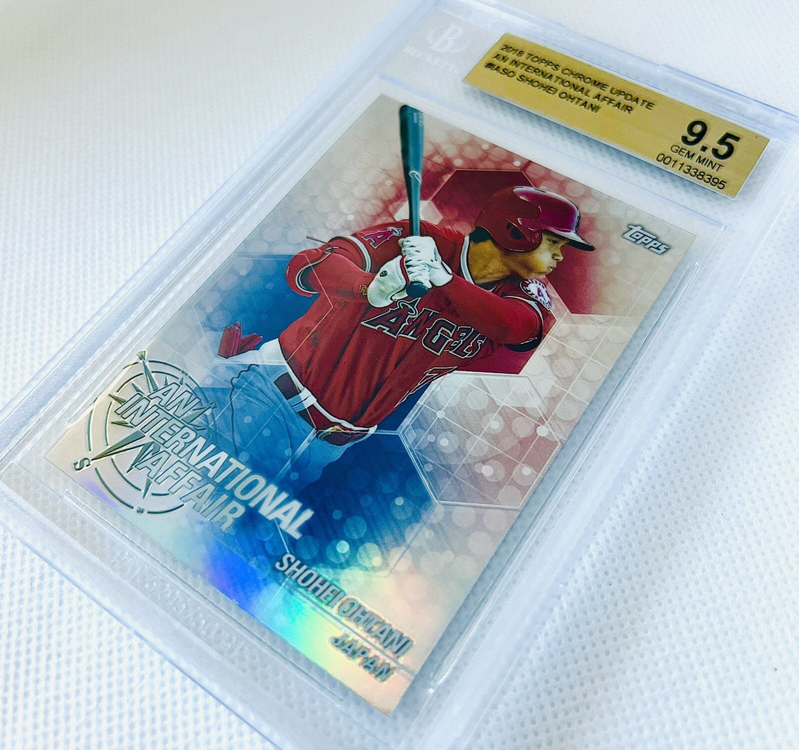 2018 Topps Chrome Shohei Ohtani RC “International Affair” Rookie BGS 9.5 🔥 💎