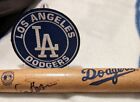 Very Rare Dave Hansen Dodgers Baseball Signed Mini Bat with patch