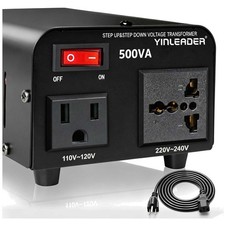 500W Voltage Transformer 110V to 220V 110/120V - 220/240V