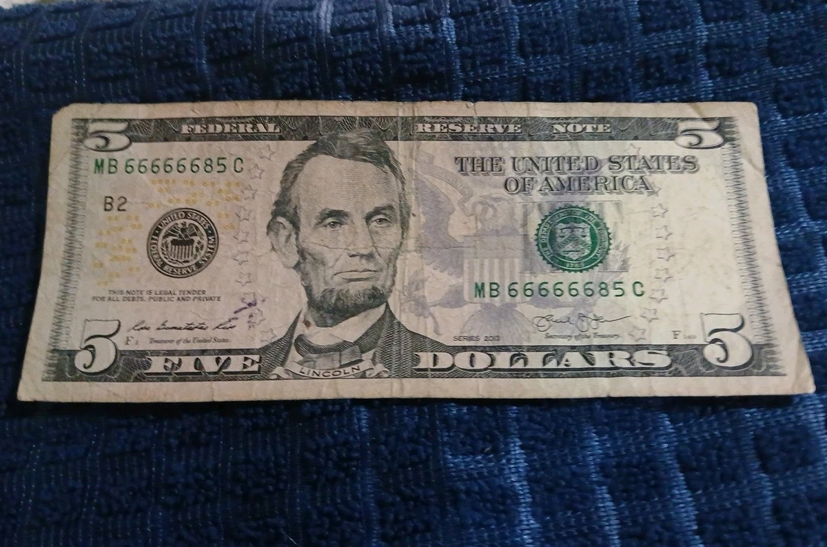 2013 $5 US Federal Reserve Small Notes for sale | eBay