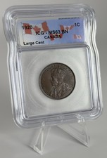 1920 Canada King George V  LARGE CENT MS63 BN 95% Copper Large Bust Variety