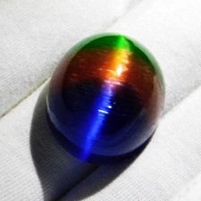 80.90 Ct Certified Natural Chrysoberyl Cat's Eye Bi-Color Oval Cabochon Gemstone