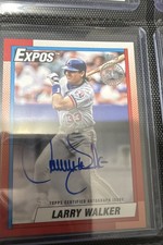 Larry Walker Rookie Cards Checklist and Autographed Memorabilia Guide 21