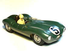 Vintage 1950's Strombecker Green D44 D-Jaguar Electric Car Model Slot Car Kit