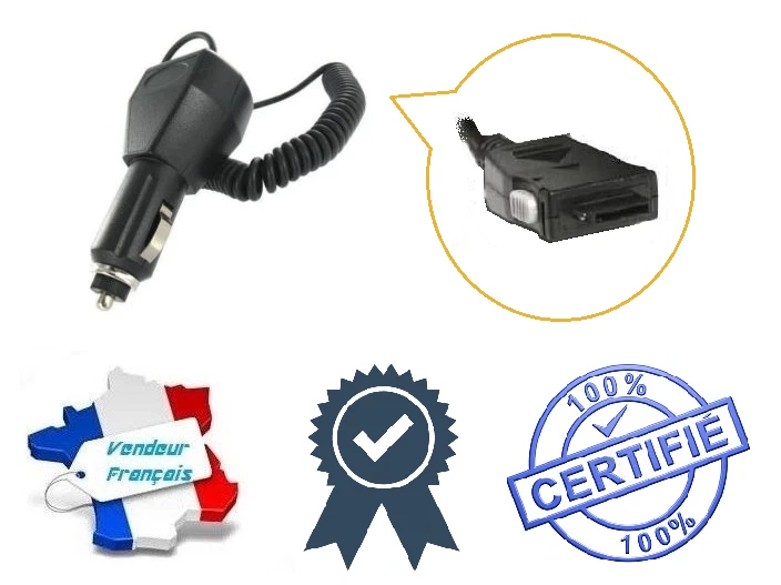 Chargeur Secteur Micro USB Pour Alcatel One Touch OT358, OT505, OT665 - Noir - Neuf