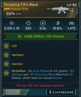Borderlands 4 • MODDED Assault Rifle T.K's Wave Corr • Level 60 PS PC XBOX STEAM