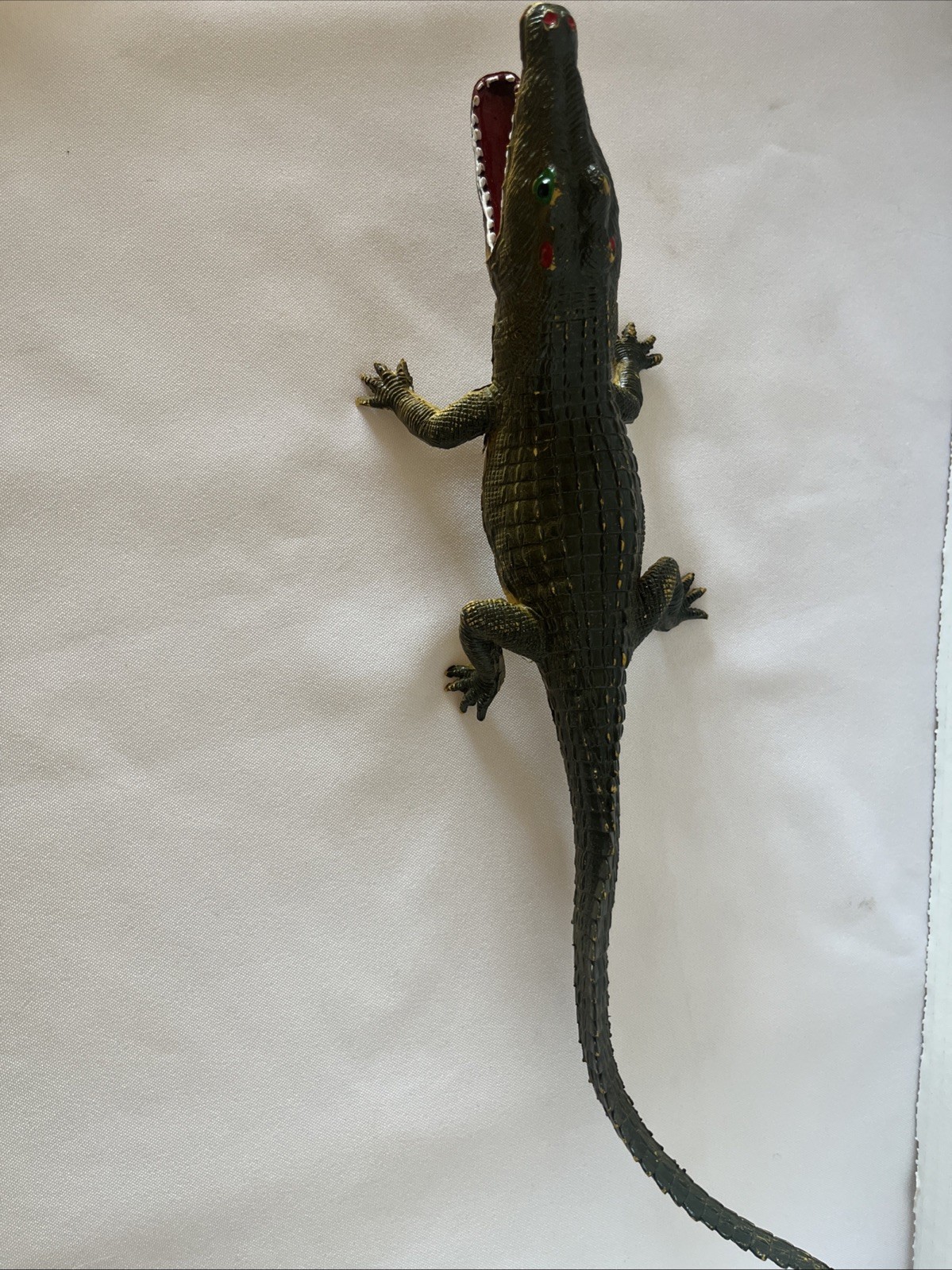 Imperial Alligator Crocodile Rubber Animal Toy Reptile Realistic Figure Vintage