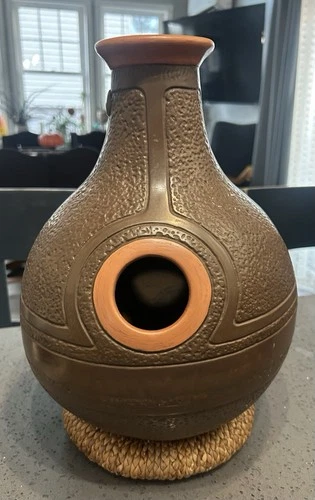 Udu Clay Drum Claytone Musical Percussion Instrument African Traditions 12”