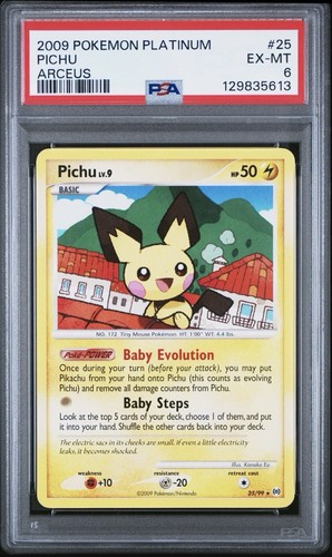 Pichu graded PSA 6 for sale on eBay