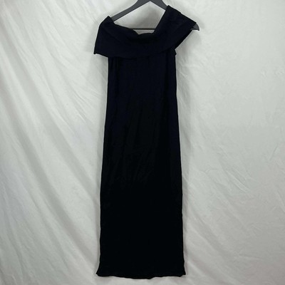 Pietro Brunelli Milano Italy maternity Baby Shower dress Small Black CAPRI NEW!