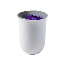 LEXON Oblio 10W Qi Certified Wireless Charger with Built-In UV-Sanitizer - White