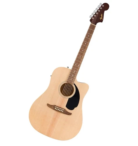 Fender California Debut Redondo CE Series Acoustic Guitar, Beginner Guitar
