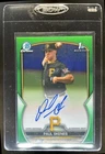 2023 Bowman Draft Paul Skenes Chrome Auto Green Refractor 1st #/99 Pirates