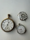 Watchmakers Lot For Repair Parts Elgin Illinois Pocket watch Antique