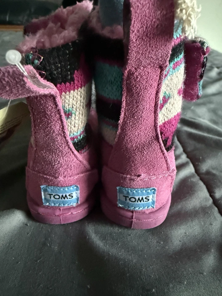 BOTAS TOMS PEQUEÑAS DE GAMUZA NEPAL para bebés/niñas pequeñas talla 5 Foto 4 de 4