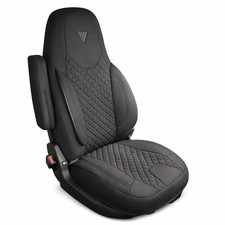 Seat Cover For Volvo Vnl 2019-2024 Oem Seat Black W Black Stitching Seat Cover For Volvo Vnl 2019-2024 Oem Seat Black W Black Stitching