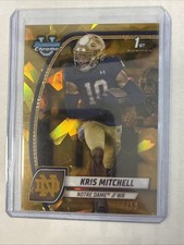 2024 Bowman University Chrome Sapphire Edition - Kris Mitchell #117 Oro /50...