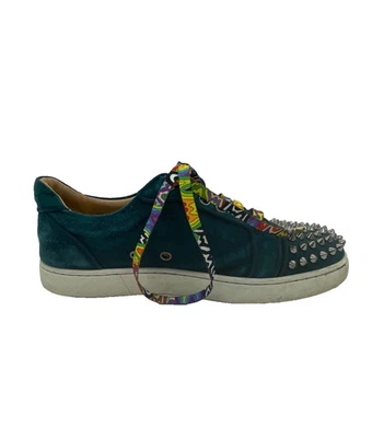Christian Louboutin Green Suede Trainers Womens EU 36 UK 3 - Photo 1/4