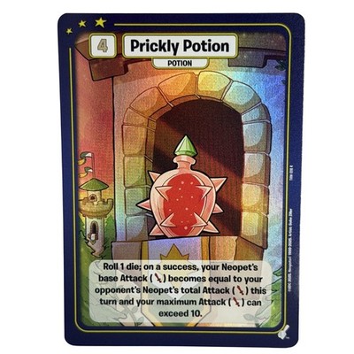 Prickly Potion Foil 228 | The Void Within Neopets Battledome Tcg Near Mint