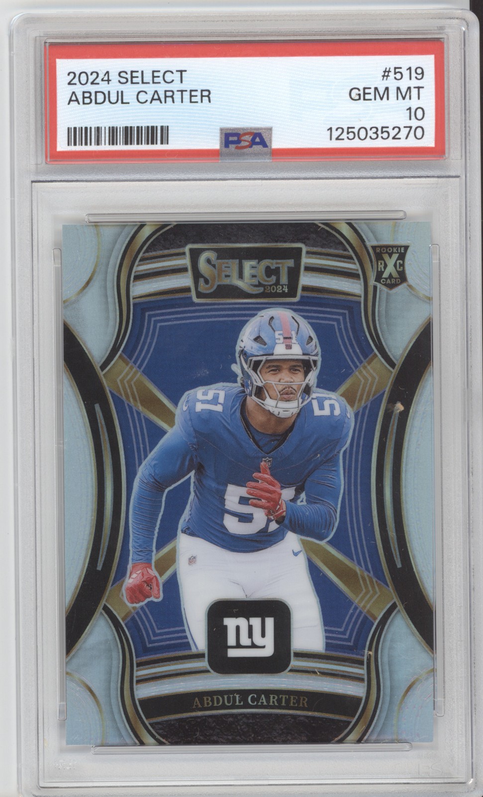 2024 Select #519 Abdul Carter XRC PSA 10