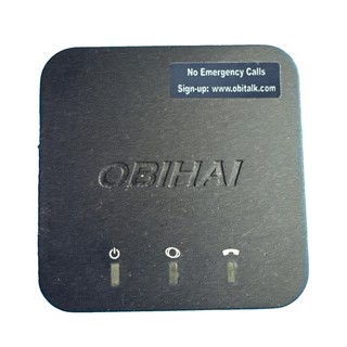 Adaptador VoIP Obihai OBi200 1 puerto con soporte de voz y fax de Google para el hogar