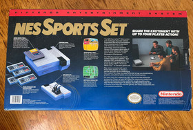 NES Sports Set complete in box nintendo satellite with original 6 batteries MINT