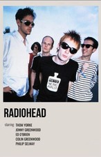 RADIOHEAD POSTER PRINT PHOTO A3 SIZE WALL DECOR