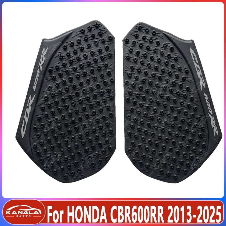 For HONDA CBR600RR 2013-2025 3D Tank Traction Pad Side Gas Knee Grip Protector Foto 3 de 3