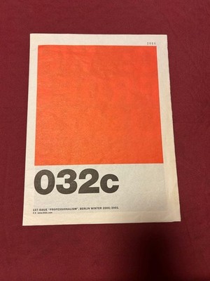 032c Erstausgabe Professionalität Berlin Winter 2000 2001 seltenes Magazin li...