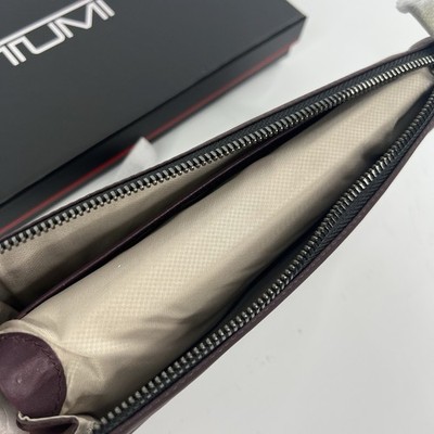 TUMI Voyageur SLG Women's Travel Wallet Deep Plum Purple with